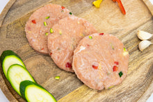 Carica l'immagine nel visualizzatore di Gallery, HAMBURGER DI POLLO PEPERONI E ZUCCHINE